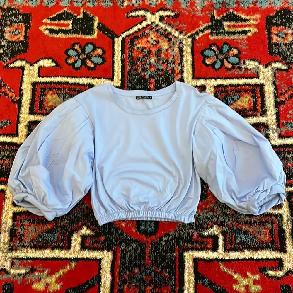 Zara puff sleeve top - Picture 1 of 2